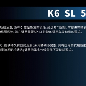 K6 SL 5W30